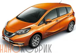 Автомобильные коврики ЭВА (EVA) для Nissan Note II правый руль (E12 2WD)  2012- 