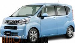 Автомобильные коврики ЭВА (EVA) для Daihatsu Move VI правый руль (2WD) 2014- 