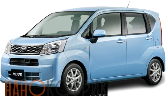 Автомобильные коврики ЭВА (EVA) для Daihatsu Move VI правый руль (2WD) 2014- 