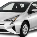 Автомобильные коврики ЭВА (EVA) для Toyota Prius IV правый руль (2WD XW50) 2015-2019 