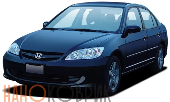 Автомобильные коврики ЭВА (EVA) для Honda Civic VII седан (ES, 2WD) 2000-2005 