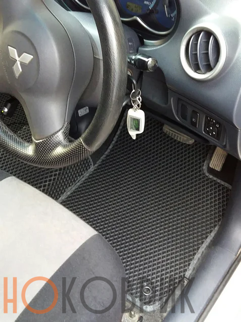 Автомобильные коврики ЭВА (EVA) для Mitsubishi Colt VI правый руль (Z20 5вд) 2002-2012 