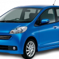 Автомобильные коврики ЭВА (EVA) для Daihatsu Sonica правый руль (2WD) 2006-2009 