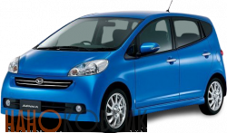 Автомобильные коврики ЭВА (EVA) для Daihatsu Sonica правый руль (2WD) 2006-2009 