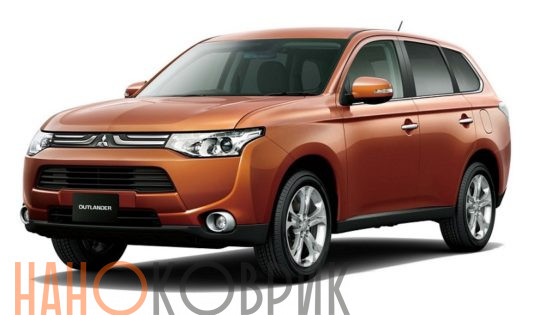 Автомобильные коврики ЭВА (EVA) для Mitsubishi Outlander III правый руль 2012- 