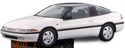 Автомобильные коврики ЭВА (EVA) для Mitsubishi Eclipse I (1G Купе) 1989-1995 