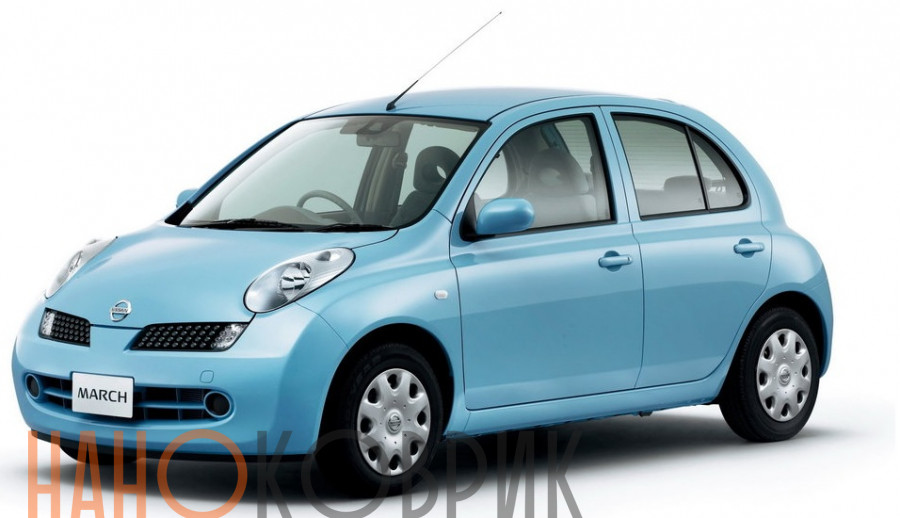 Автомобильные коврики ЭВА (EVA) для Nissan March III правый руль (5дв) (K12) 2002-2010 