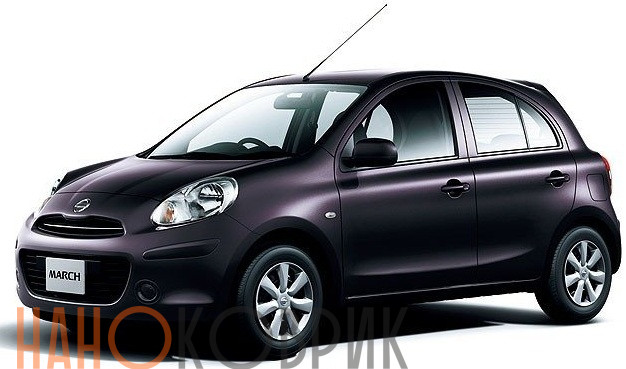 Автомобильные коврики ЭВА (EVA) для Nissan March IV правый руль (5дв) (K13) 2010- 