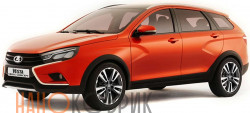 Автомобильные коврики ЭВА (EVA) для Lada Vesta Cross I универсал 2015- 
