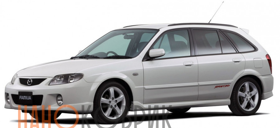 Автомобильные коврики ЭВА (EVA) для Mazda Familia S-Wagon VIII правый руль универсал (BJ 2WD) 1998-2003 