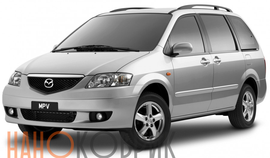 Автомобильные коврики ЭВА (EVA) для Mazda MPV II правый руль (LW) (7 мест) 1999-2006 