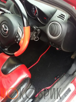 Автомобильные коврики ЭВА (EVA) для Mazda RX-8 I правый руль купе (SE) 2003-2012 